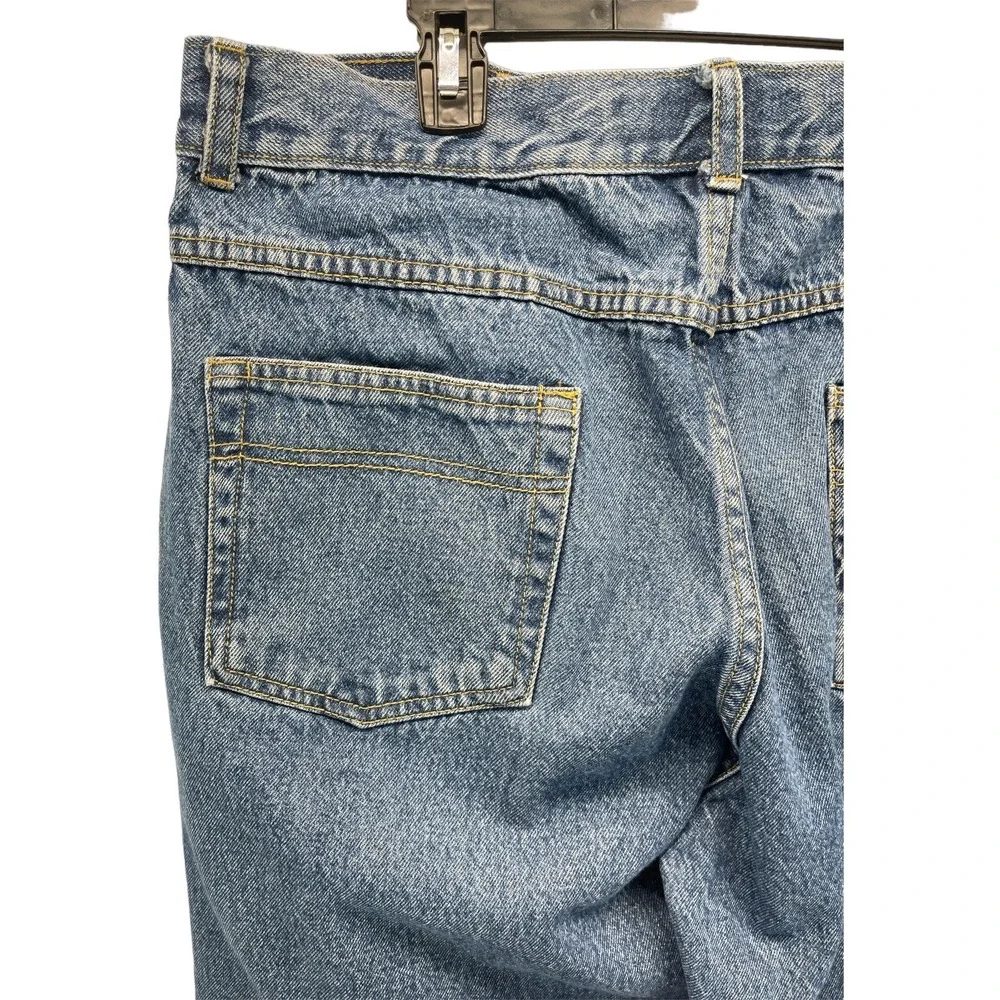 Remington Mens 38/33 Blue W/ Brown‎ Patch For Durability Out Door Workwear Jeans
